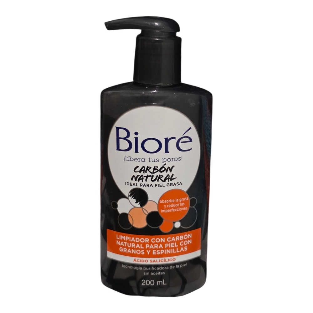 Biore CARBÓN NATURAL IDEAL PARA PIEL GRASA